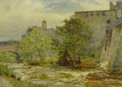 Frederick (Fred) Stead (British 1863-1940): Yorkshire Dales River Scene,