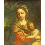 Italian School (17th Century): Madonna and Child,