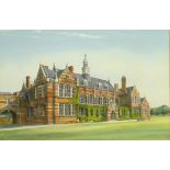 David C Bell (British 1950-): 'Hymers College Hull', watercolour signed and dated 1983,