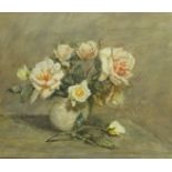 James William Booth (Staithes Group 1867-1953): Still Life of Roses,