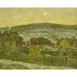 George Graham (British 1881-1941): Castle Bolton in Winter,