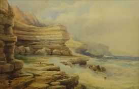 Frederick William Booty (British 1840-1924): The North Side of Filey Brigg,