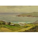 Frank McKelvey (Irish 1895-1974): Coastal Cottages County Donegal,