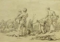 Francois Boucher (French 1703-1770): 'La Caravane',