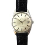 Omega Geneve 1960's stainless steel mechanical wristwatch,