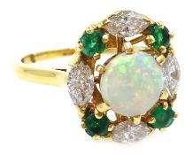 18ct gold opal,