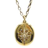 Victorian gold locket,