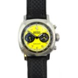 Panerai Ferrari chronograph automatic wristwatch with yellow dial Condition Report