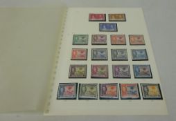 King George VI Gambia mint stamps, values to 10/-,