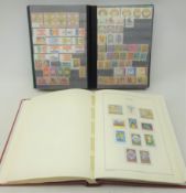 Vatican stamps in one album and a stock book,