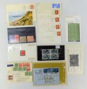 Collection of Queen Victoria and later stamps and postal history including;