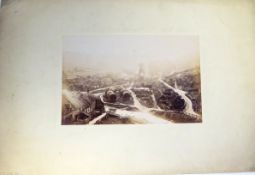 View of Sandsend, monochrome Photograph, signed in pencil F M Sutcliffe, Photographer, 13cm x 20cm.