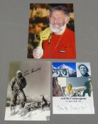 Climbing - signed photos of Lino Lacedell,