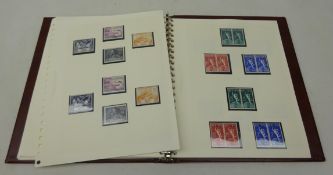 Universal Postal Union 1949 mint stamps, including high values,