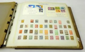 Large loose leaf stamp album containing Hungarian stamps,