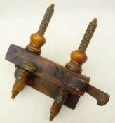 19th century boxwood and brass moulding plane stamped Eastwood of York and F.