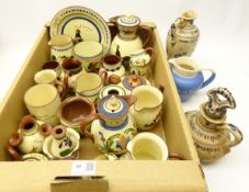 Collection of Watcombe and other Torquay ceramics,