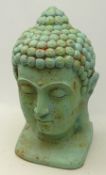 Large turquoise Buddha head, H52cm Condition Report <a href='//www.