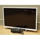 Sony KDL 24W605A white framed LCD television (This item is PAT tested - 5 day warranty from date of