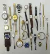 Cartier Must de quartz wrist watch, Sekonda, Timex, Oris,