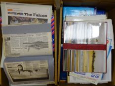 Aeronautica: seven modern albums of photographs of various air shows 1981-2000 each dedicated to