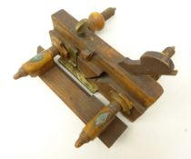 19th century boxwood and brass moulding plane stamped Eastwood of York and F.
