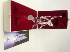Swarovski crystal figurine Masquerade Pierrot Annual Edition 1999, designed by Adi Stocker,