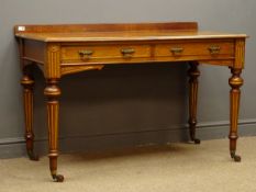 Victorian mahogany Aesthetic Movement side table,