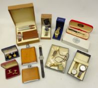 Gents Omega De Ville vintage quartz wristwatch, stainless steel case,