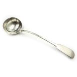 Victorian silver soup ladle by John & Henry Lias,