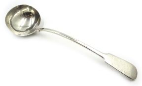 Victorian silver soup ladle by John & Henry Lias,