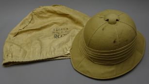 Hobson & Sons Pith Helmet, labeled for 1941,
