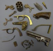 Relic Revolver and other gun parts,