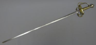 18th century French rapier, the 80.