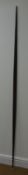 Hardwood Tribal Staff, of flattened curving tapering form,