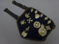 Fourteen Boys Brigade badges on original armlet including pre-1953 Kings Badge,