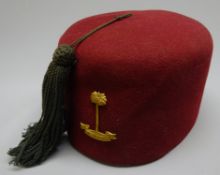 Royal West African Frontier Force Fez dated 1935 Condition Report <a