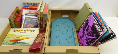 Vintage theatre programmes, The Mammoth Wonder Book, boxed, other vintage children's books,
