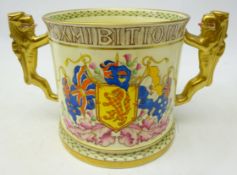 Paragon Souvenir loving cup for the Empire Exhibition opened by Their Majesties King George & Queen