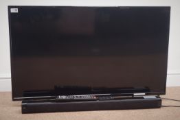 JVC LT-42C550 42'' HD television with remote and Logik sound bar (This item is PAT tested - 5 day