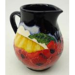 Moorcroft jug decorated in the 'Forever England' pattern by Vicky Lovatt, dated 2013,