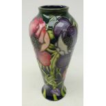 Moorcroft Anemone Tribute pattern vase designed by Emma Bossons, dated 2003, H20.