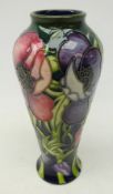 Moorcroft Anemone Tribute pattern vase designed by Emma Bossons, dated 2003, H20.