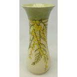 Moorcroft Wattle pattern vase, designed by Sally Tuffin,