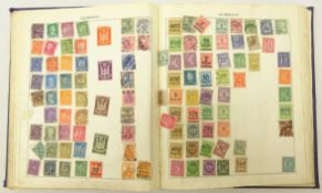 Collection of Queen Victoria and later Great British and World stamps in 'The Triumph Stamp Album'