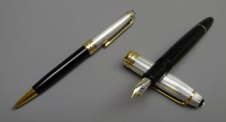Writing Instruments - Montblanc Meisterstuck set of two;
