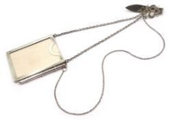 Victorian silver ladies golf belt hanging score marker by Horton & Allday,