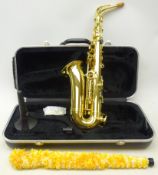 Elkhart Series II Saxophone in hard case with K & M stand Condition Report <a