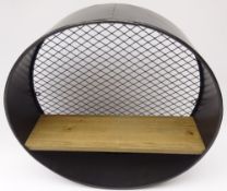 Industrial style circular shelf, D40cm Condition Report <a href='//www.