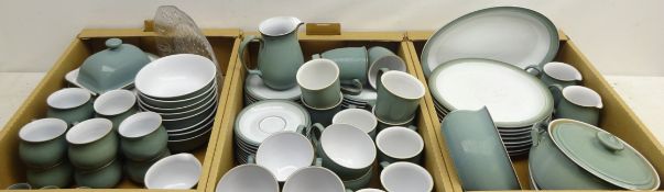 Collection of Denby stoneware 'Regency Green', Dinnerware including tureen, bowls, plates,